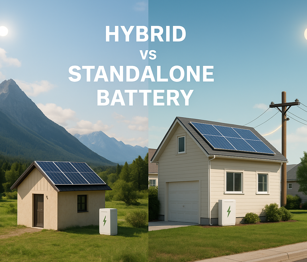 Hybrid vs. Standalone Solar Batteries Comparison