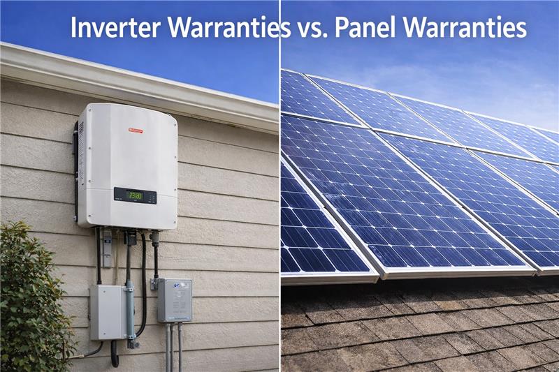 inverter warranties vs solar panel warranties comparison