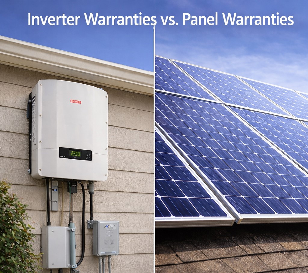  inverter warranties vs solar panel warranties comparison.