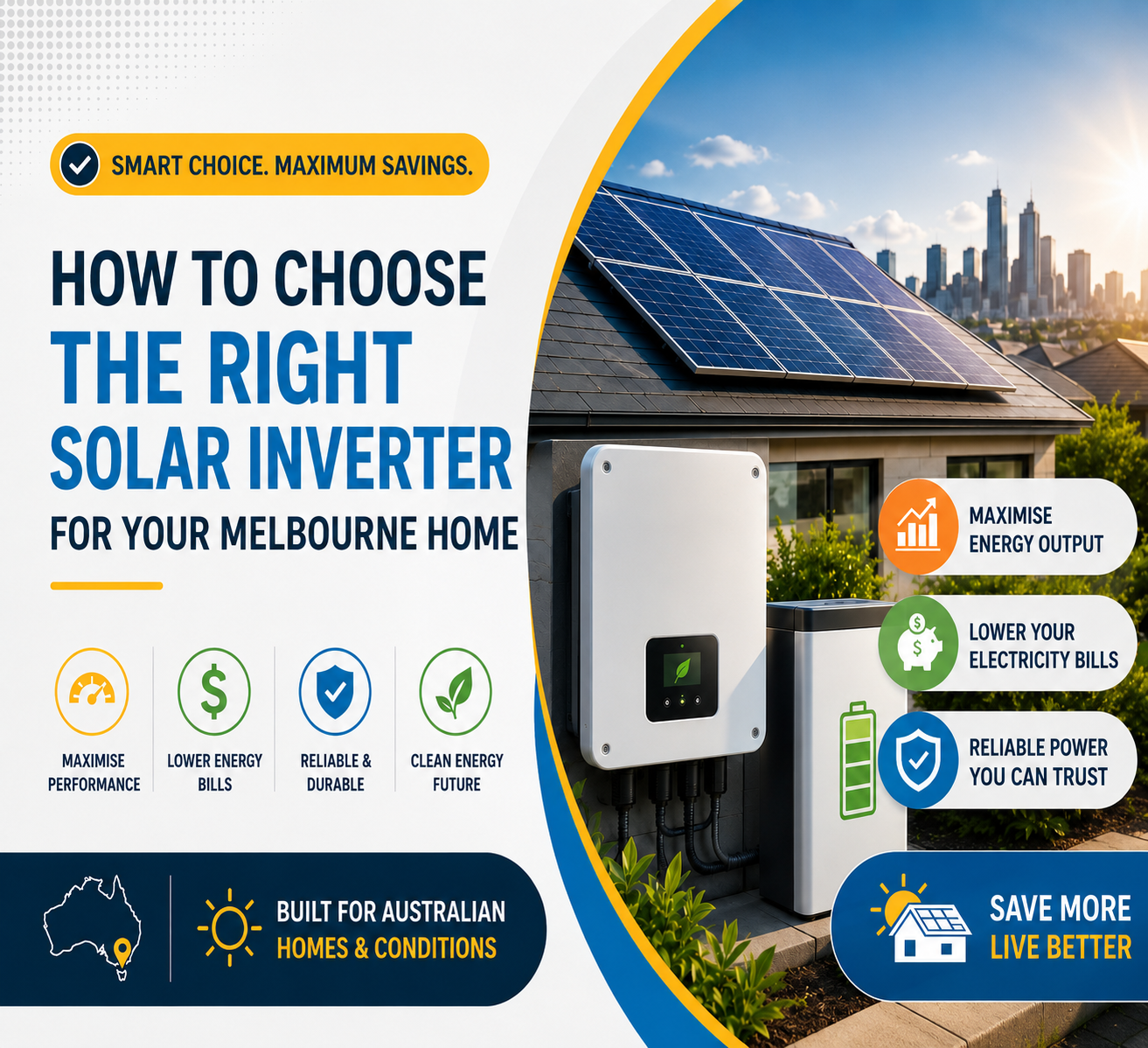 Choosing the right solar inverters for a Melbourne home