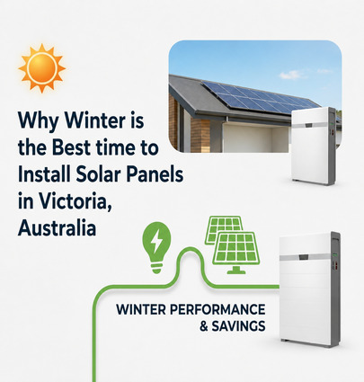 Solar panel installation Victoria during winter on a residential rooftop for improved energy efficiency and year-round solar savings. 