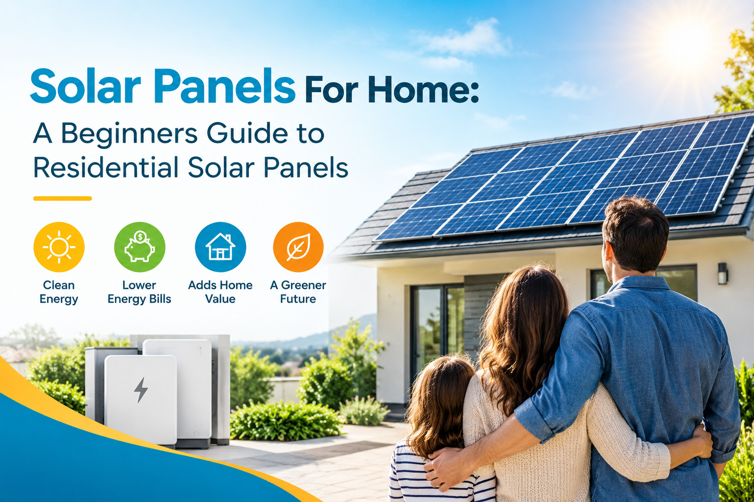Solar panels for home residential solar energy system