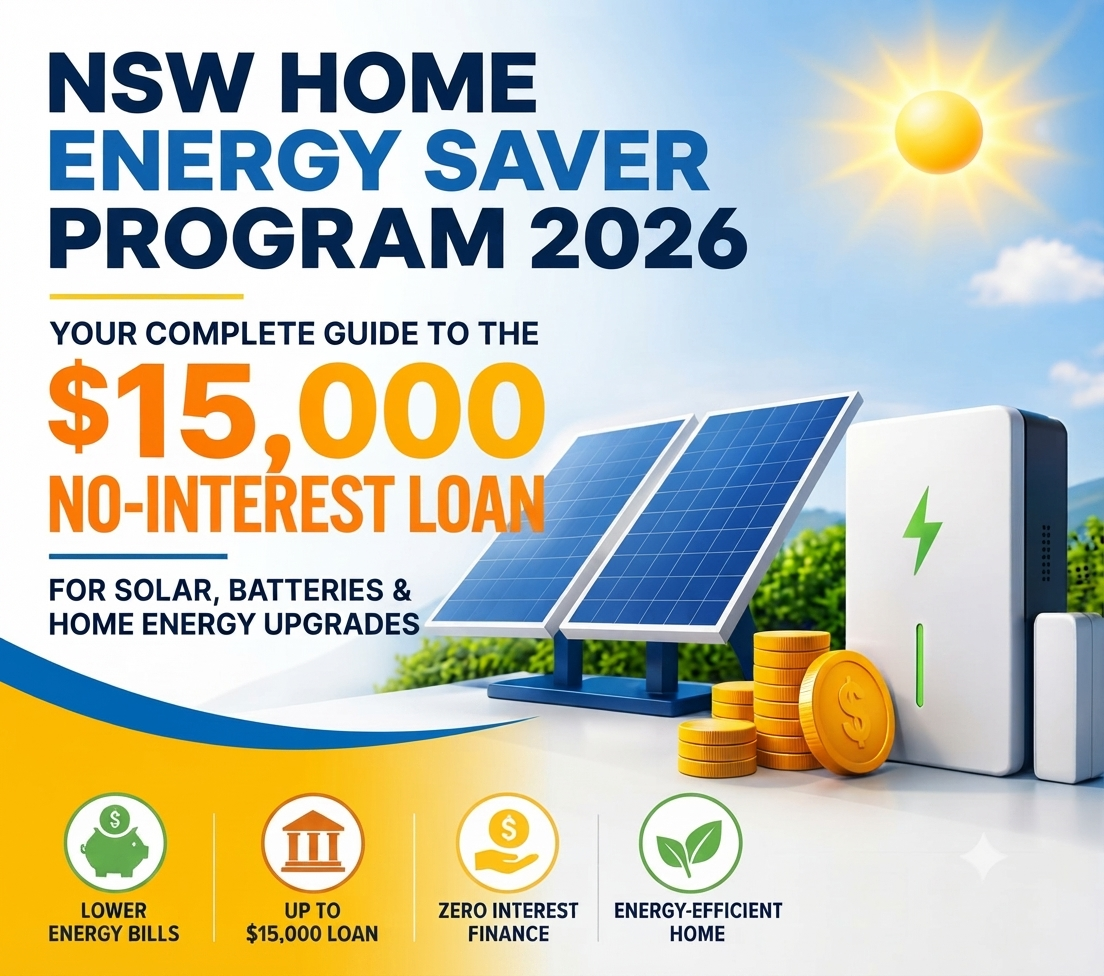 Australian home with rooftop solar panels
